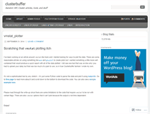 Tablet Screenshot of clusterbuffer.wordpress.com