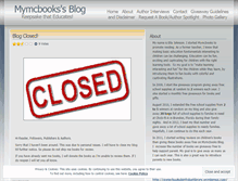 Tablet Screenshot of mymcbooks.wordpress.com