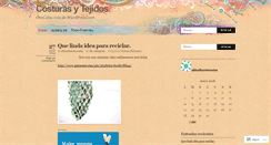 Desktop Screenshot of costurasytejidos.wordpress.com