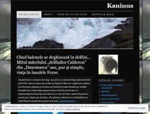 Tablet Screenshot of kaninusferoingus.wordpress.com
