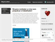Tablet Screenshot of leitesf.wordpress.com