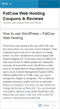 Mobile Screenshot of fatcow123.wordpress.com