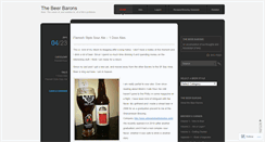 Desktop Screenshot of beerbarons.wordpress.com