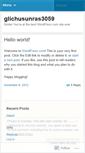 Mobile Screenshot of glichusunras3059.wordpress.com