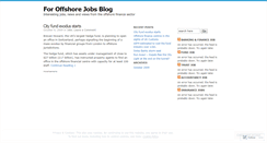 Desktop Screenshot of foroffshorejobs.wordpress.com