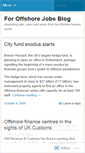 Mobile Screenshot of foroffshorejobs.wordpress.com