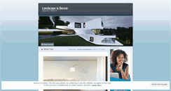 Desktop Screenshot of landscapeisbennis.wordpress.com