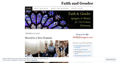 Desktop Screenshot of faithandgender.wordpress.com