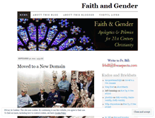 Tablet Screenshot of faithandgender.wordpress.com