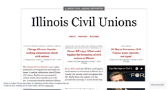 Desktop Screenshot of illinoiscivilunions.wordpress.com