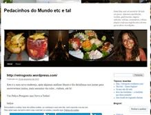 Tablet Screenshot of pedacinhosdomundoetcetal.wordpress.com