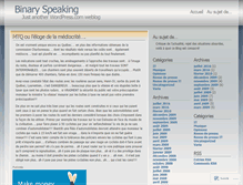 Tablet Screenshot of binaryflux.wordpress.com