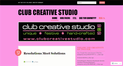 Desktop Screenshot of clubcreativestudio.wordpress.com