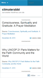 Mobile Screenshot of climaterabbi.wordpress.com