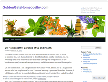 Tablet Screenshot of goldengatehomeopathy.wordpress.com