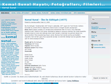 Tablet Screenshot of kemalsunalfan.wordpress.com
