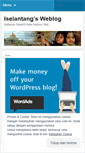Mobile Screenshot of iselantang.wordpress.com