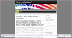 Desktop Screenshot of guillerminaestebanez.wordpress.com