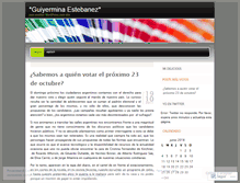 Tablet Screenshot of guillerminaestebanez.wordpress.com