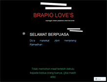 Tablet Screenshot of brapiolove.wordpress.com