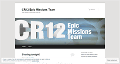 Desktop Screenshot of epiccr12.wordpress.com