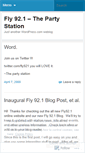 Mobile Screenshot of fly921.wordpress.com