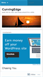 Mobile Screenshot of curvingedge.wordpress.com