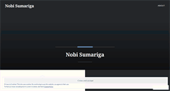 Desktop Screenshot of nobnobsumariga.wordpress.com