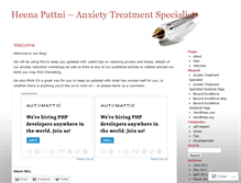 Tablet Screenshot of anxietytreatmentspecialist.wordpress.com