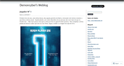 Desktop Screenshot of demoncyber.wordpress.com