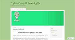 Desktop Screenshot of clubedeingles.wordpress.com
