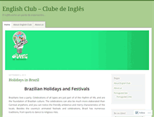 Tablet Screenshot of clubedeingles.wordpress.com