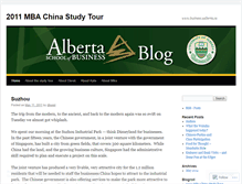 Tablet Screenshot of china2011ualberta.wordpress.com