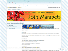 Tablet Screenshot of marasite.wordpress.com