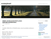 Tablet Screenshot of ecstasybrasil.wordpress.com