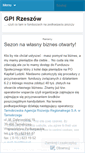 Mobile Screenshot of gpirzeszow.wordpress.com