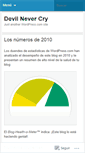 Mobile Screenshot of devilnevercrydante.wordpress.com