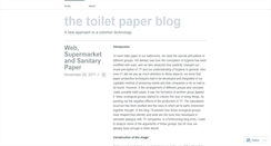 Desktop Screenshot of culturaltoiletpaper.wordpress.com