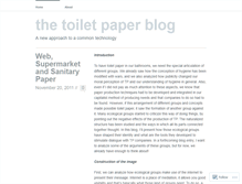 Tablet Screenshot of culturaltoiletpaper.wordpress.com