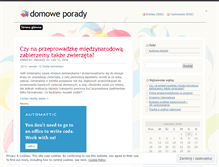 Tablet Screenshot of domoweporady.wordpress.com