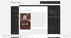 Desktop Screenshot of brookstcooper.wordpress.com