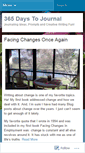 Mobile Screenshot of 365days2journal.wordpress.com