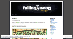 Desktop Screenshot of fallingdowndesign.wordpress.com