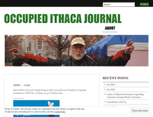 Tablet Screenshot of occupiedithacajournal.wordpress.com