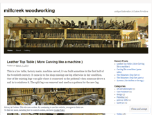 Tablet Screenshot of millcrek.wordpress.com