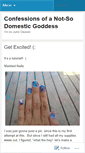 Mobile Screenshot of confessionsofanotsodomesticgoddess.wordpress.com