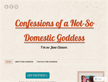 Tablet Screenshot of confessionsofanotsodomesticgoddess.wordpress.com