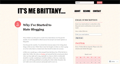 Desktop Screenshot of bittyboop.wordpress.com