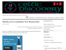 Tablet Screenshot of celticdiscovery.wordpress.com