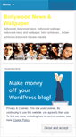Mobile Screenshot of bollywoodcenter.wordpress.com